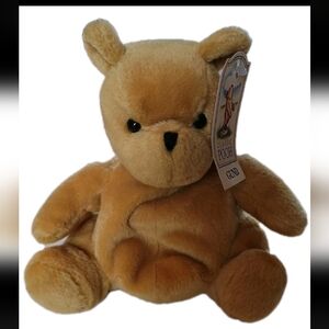 GUND NWT Vtg Disney Classic Pooh 6" Plush Bean Bag Stuffed Animal Teddy Bear Toy